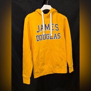 Piombo Mens size Small, Yellow Hoodie “James Douglas”‎